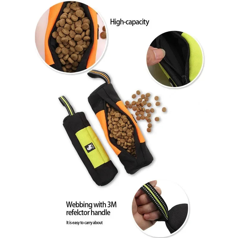 Truelove – sac de friandises pour animaux de compagnie, réfléchissant, entraînement du chien, transport de friandises, jouets pour chiens, poche d'alimentation pour animaux de compagnie, distributeur de sacs à merde