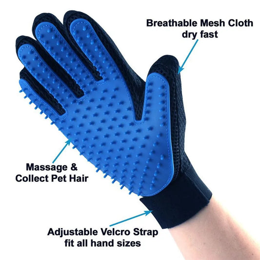 Brosse de bain en caoutchouc pour animaux de compagnie, jouets pour chiens, Protection de l'environnement, gant en Silicone pour Massage des animaux de compagnie, accessoires pour chiens et chats