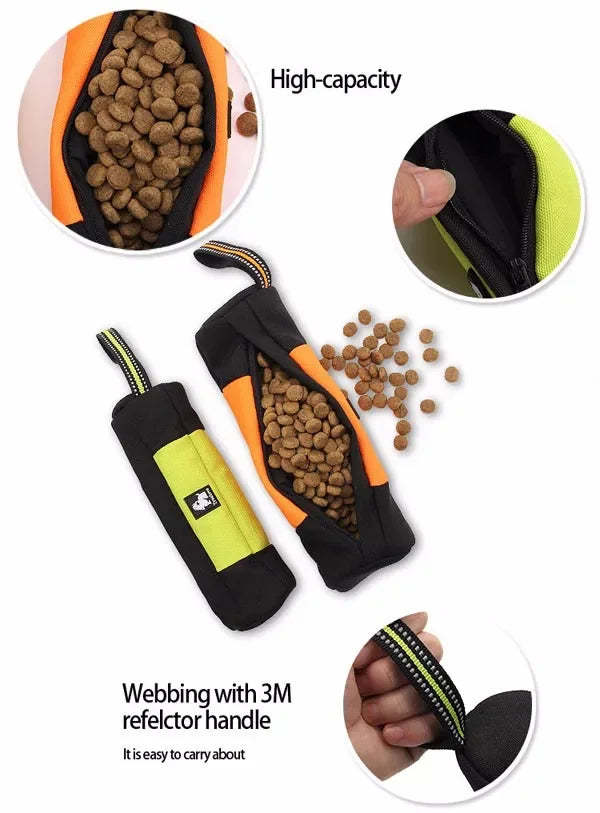 Truelove – sac de friandises pour animaux de compagnie, réfléchissant, entraînement du chien, transport de friandises, jouets pour chiens, poche d'alimentation pour animaux de compagnie, distributeur de sacs à merde